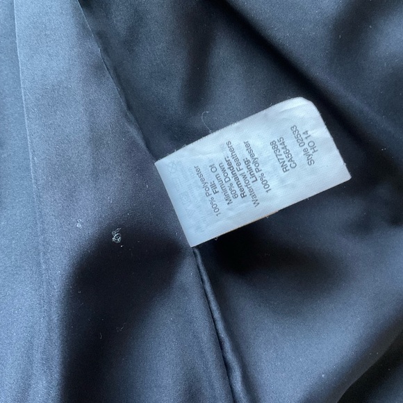 J. Crew Cream Black Herringbone Down Puffy‎ Quilted Vest - Picture 10 of 10